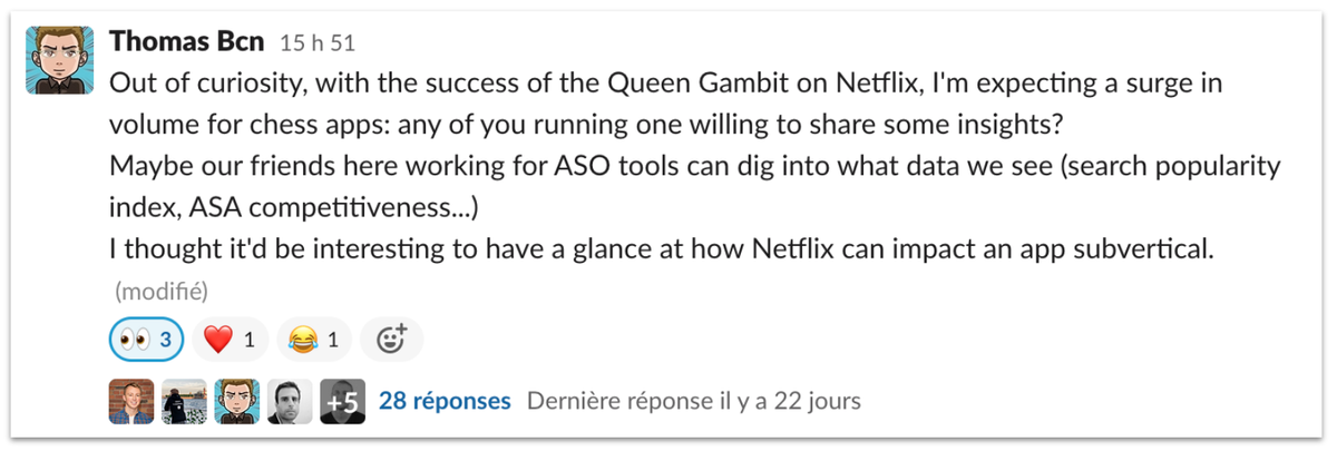 ASO Stack Slack screenshot